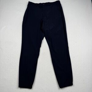 Mizzen+Main Helmsman Jogger Pants Mens 34x29 Blue Slim Stretch Travel Casual